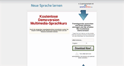 Desktop Screenshot of neue-sprache-lernen.info